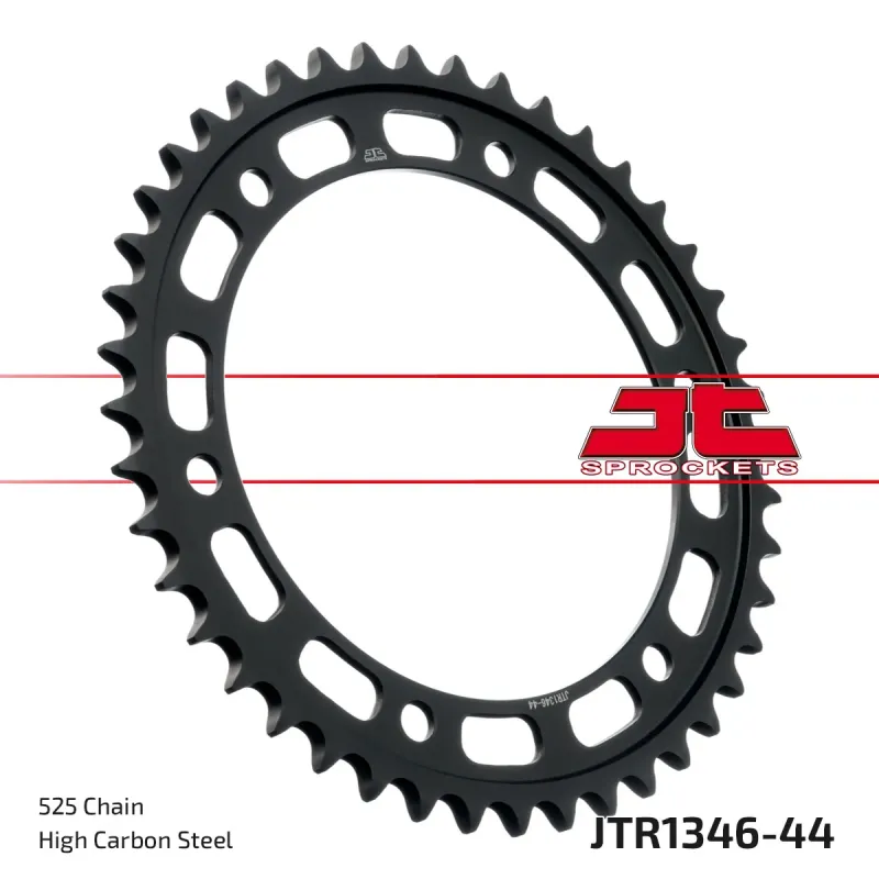 Corona moto JT Sprockets de acero de 44 dientes JTR1346.44