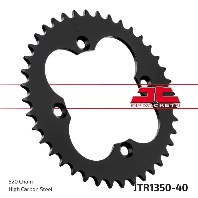 Corona moto JT Sprockets de acero de 40 dientes JTR1350.40
