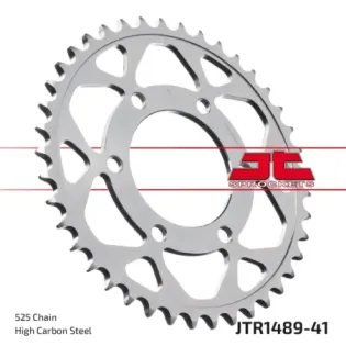 Corona moto JT Sprockets de acero de 41 dientes JTR1489.41