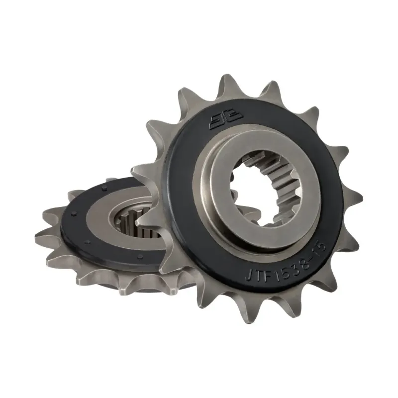Piñón de moto JT Sprockets con goma 15 dientes P.520 JTF1538.15RB