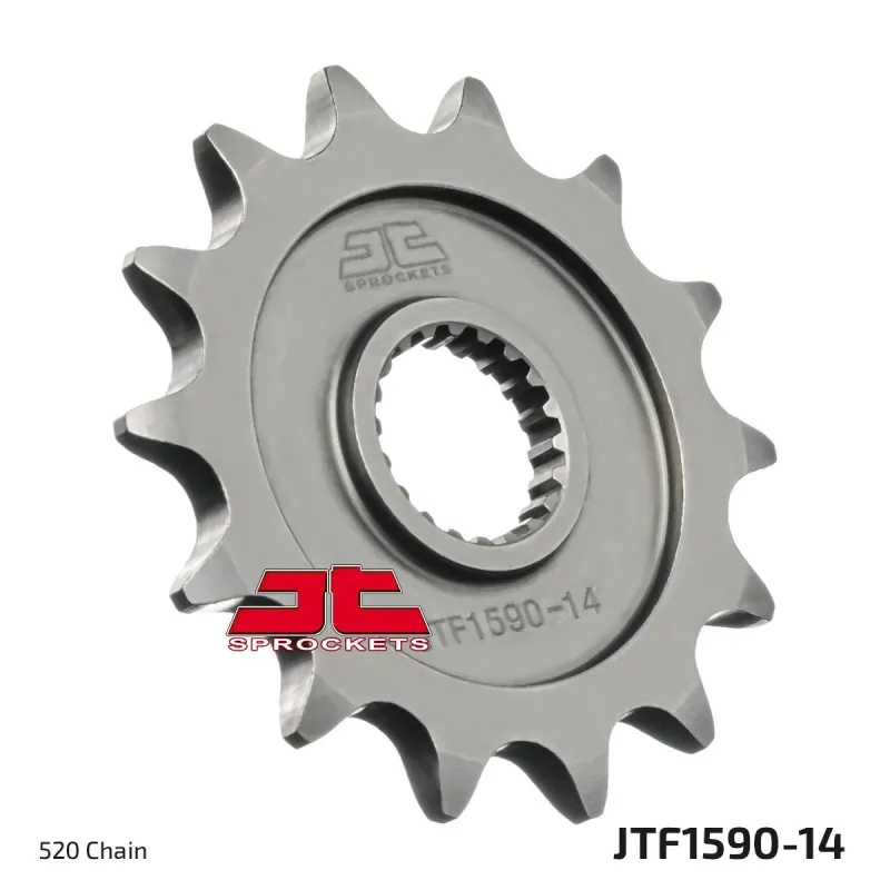 Piñón de moto JT Sprockets acero 14 dientes P.520 JTF1590.14