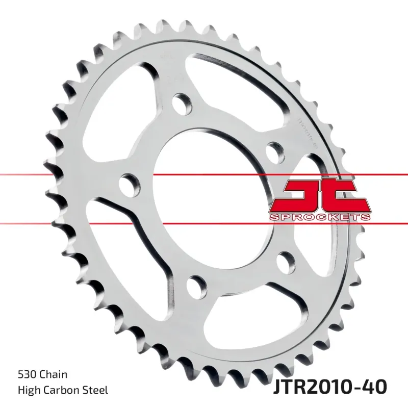 Corona moto JT Sprockets de acero de 40 dientes JTR2010.40