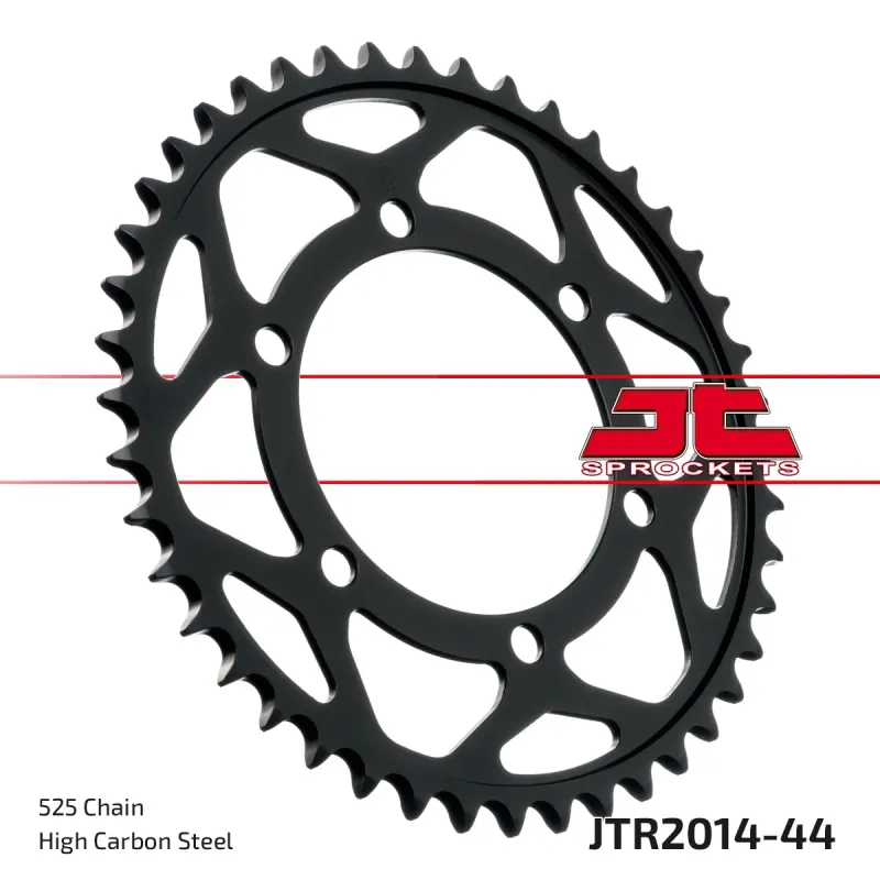 Corona moto JT Sprockets de acero de 44 dientes JTR2014.44