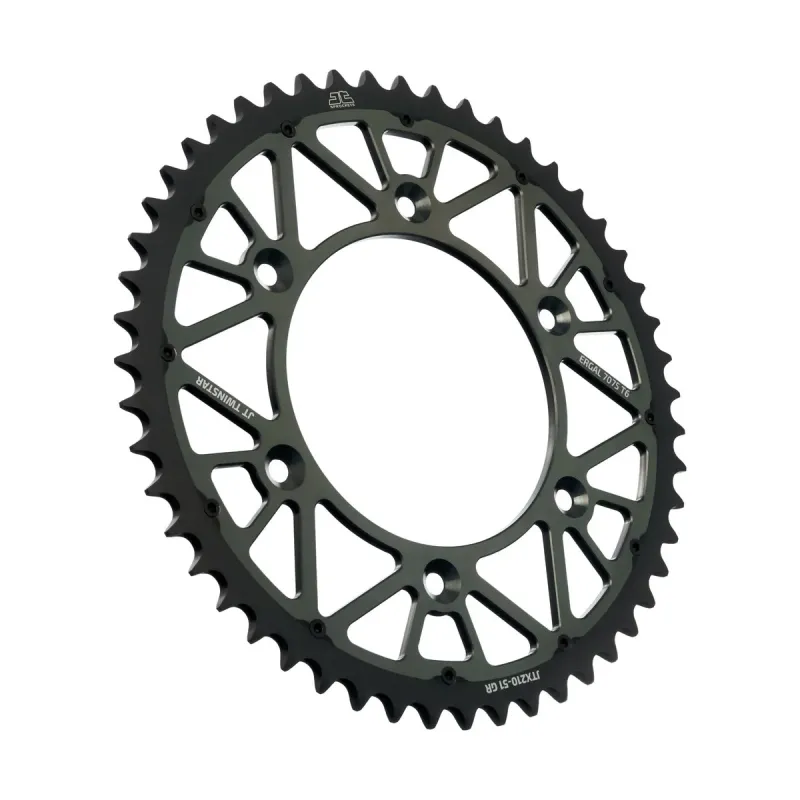 Corona dual moto TwinStar 520 JT Sprockets 51 dientes JTX210.51GR