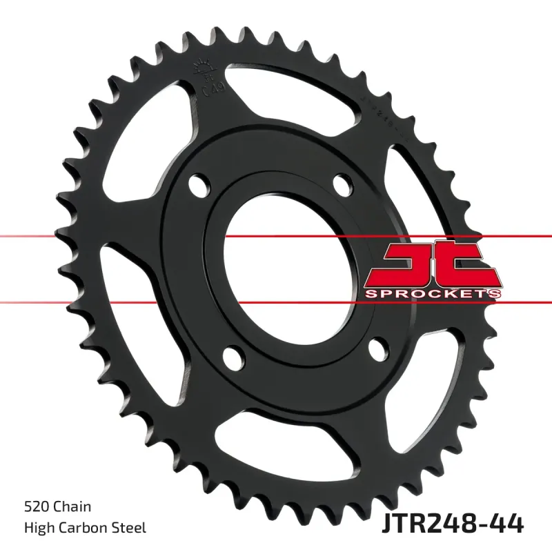 Corona moto JT Sprockets de acero de 44 dientes JTR248.44