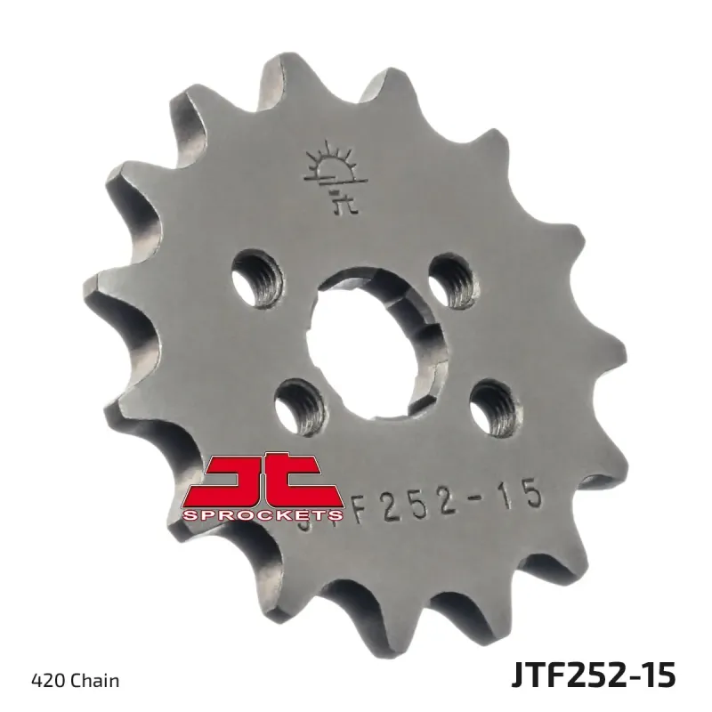 Piñón moto JT Sprockets acero 15 dientes JTF252.15