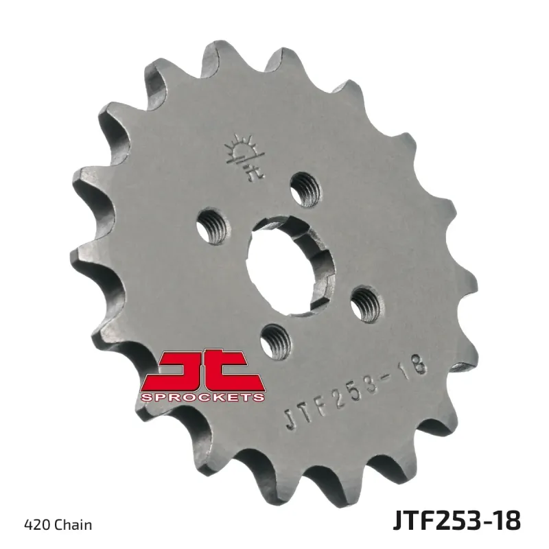 Piñón moto JT Sprockets acero 18 dientes JTF253.18