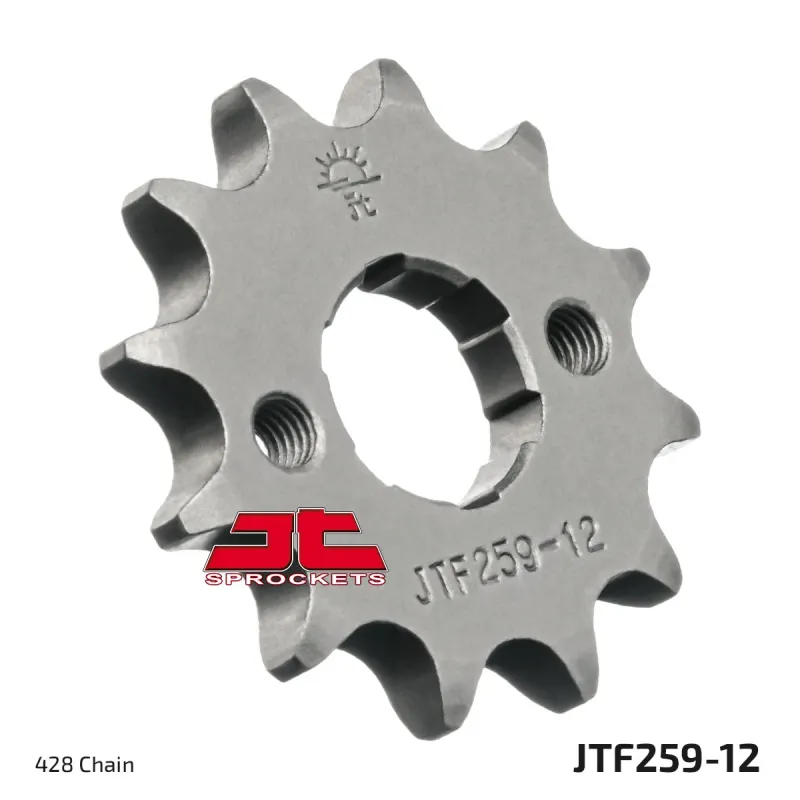 Piñón moto JT Sprockets acero 12 dientes JTF259.12