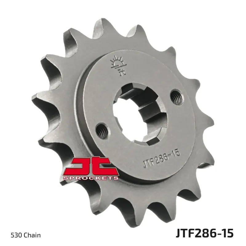 Piñón de moto JT Sprockets acero 15 dientes JTF286.15