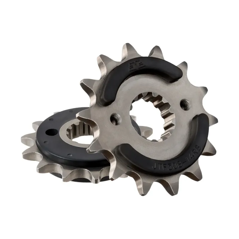 Piñón de moto JT Sprockets con goma 14 dientes P.520 JTF308.14RB