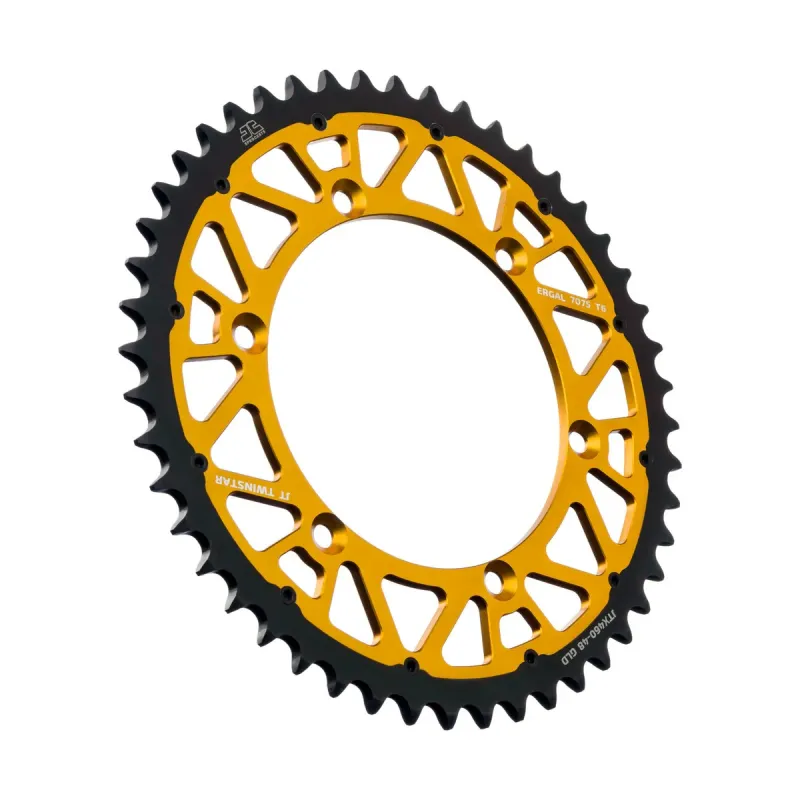 Corona dual moto TwinStar JT Sprockets 48 dientes JTX460.48GLD