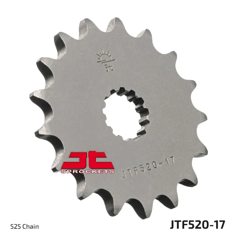Piñón moto JT Sprockets acero 17 dientes JTF520.17