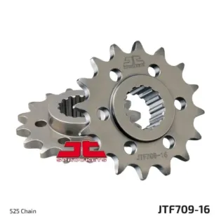 Piñón de moto JT Sprockets acero 16 dientes P.525 JTF709.16