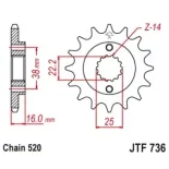 Piñon Ducati 15 th JT Sprockets  JTF736.15RB 