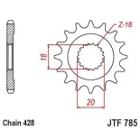 Piñon 13 dientes JT Sprockets JTF785.13