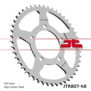 Corona moto JT Sprockets de acero de 48 dientes JTR807.48