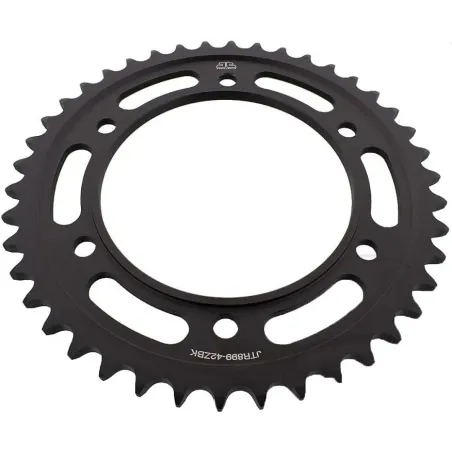 Corona moto JT Sprockets de acero de 42 dientes JTR899.42ZBK