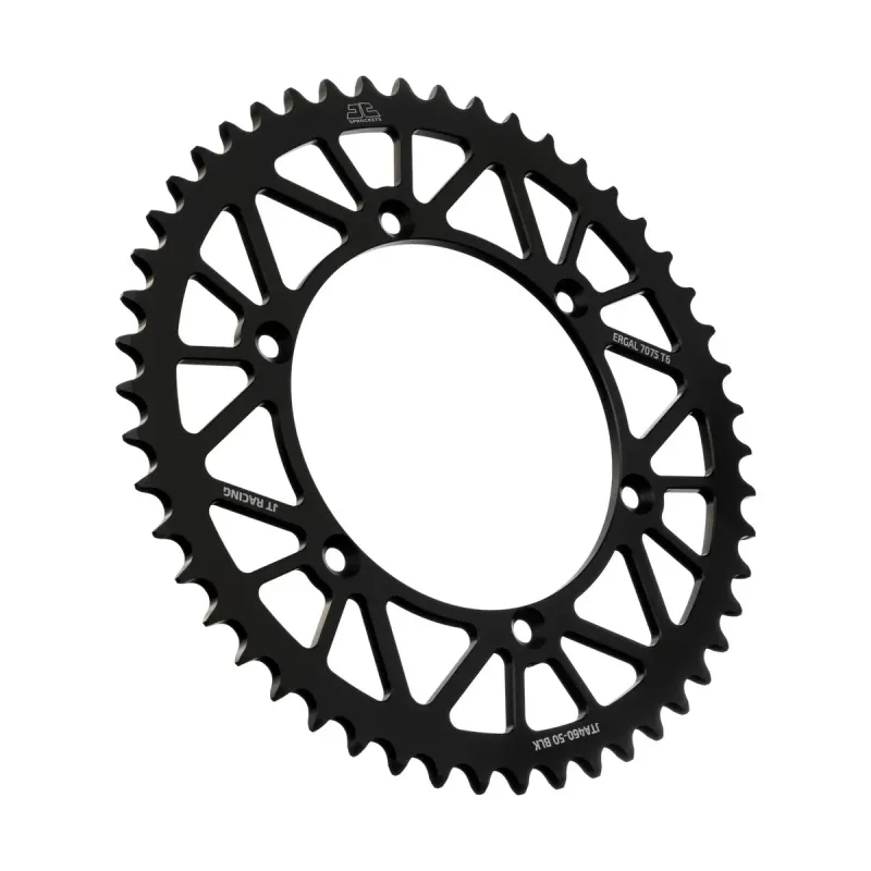 Corona moto JT Sprockets de aluminio de 50 dientes JTA460.50BLK