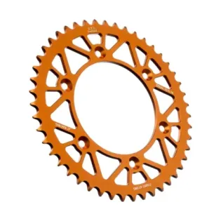 Corona moto JT Sprockets 47 dientes aluminio naranja JTA897.47ORG