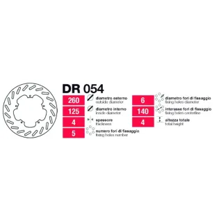 Discos De Freno Grimeca Piaggio Del-Tras - DR054
