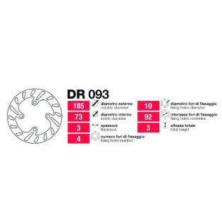 Discos De Freno Delt.Betamotor Varios - DR093