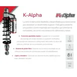 Amortiguadores traseros KYB Gas RG2-1006-2 rojos Honda Forza 300 (2018–2025)