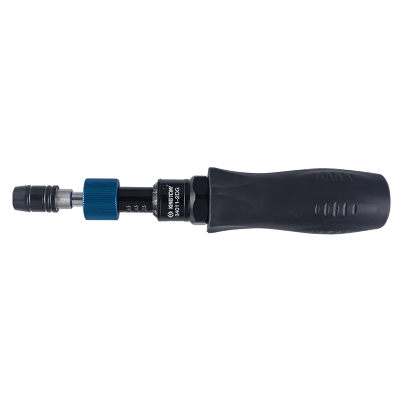Destornillador dinamométrico porta puntas 1/4  King Tony 34011_DG 0,3–1,2 Nm y 1,5–6,5 Nm