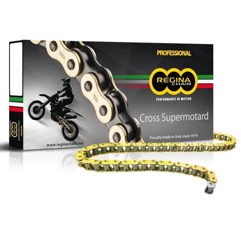 Cadena Regina 420 RH2 Cross Supermotard 124RH2/012 140 pasos - Regina RG420RH2X140