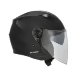 Casco jet Acerbis Firstway 2.0 22-06 negro con visor solar moto road - 0025424.091