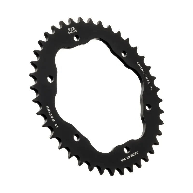 Corona trasera JT Sprockets JTA762.43BLK negra de aluminio 43 dientes