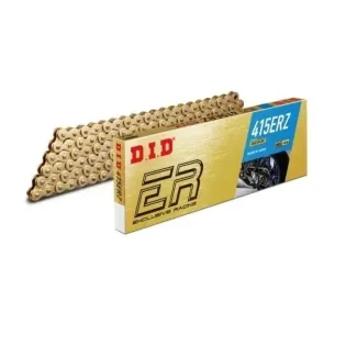 Cadena de transmisión DID 415 ERZ (GG) X 140 C reforzada para moto