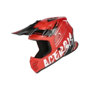 Casco Acerbis Off Road Junior Profile color rojo y negro - 0025401.349