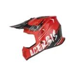Casco Acerbis Off Road Junior Profile color rojo y negro - 0025401.349