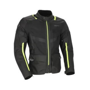 Chaqueta Acerbis Ramsey Vented Long Jacket color negro y amarillo - 0026661.318