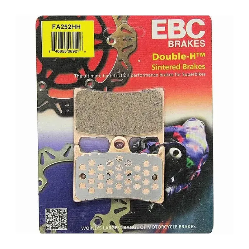 Pastillas freno disco moto EBC FA252HH compuesto HH juego