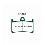 Pastillas freno disco moto EBC FA252HH compuesto HH juego