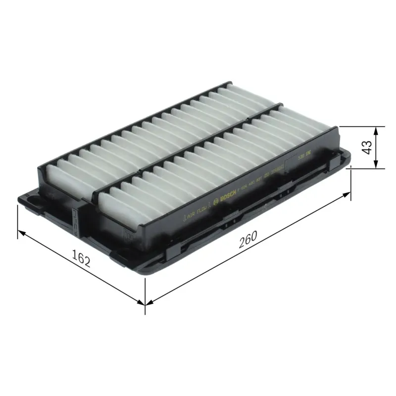 BOSCH F 026 400 827 Filtro de aire