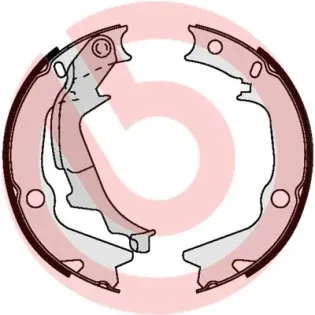 BREMBO S 30 528 Juego de zapatas de frenos, freno de estacionamiento