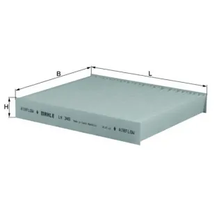 MAHLE LA 345 Filtro, aire habitáculo