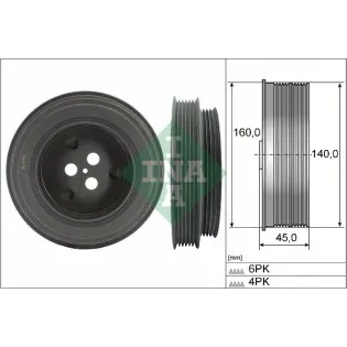 Schaeffler INA 544 0131 10 Polea, cigüeñal