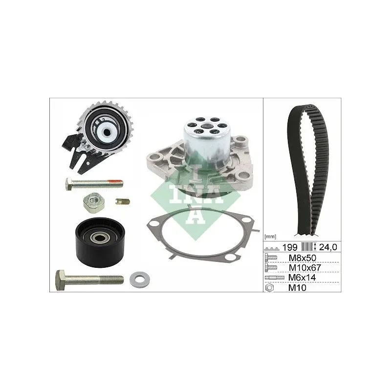 Schaeffler INA 530 0562 30 Bomba de agua + kit correa distribución