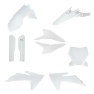 Kit completo de plásticos Acerbis 0026984.030 blanco para KTM SX 50 2024-2026