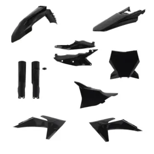 Kit completo de plásticos Acerbis 0026805.090 negro para KTM SX / SX-F 125-450 2023-2024
