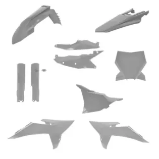 Kit completo de plásticos Acerbis 0026922.070 gris para KTM SX / SX-F 125-450 2025-2026