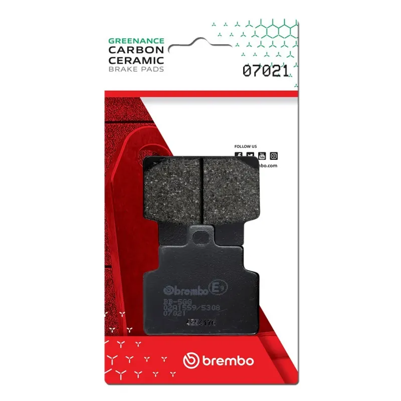 Pastillas de freno moto Brembo genuinas 07021