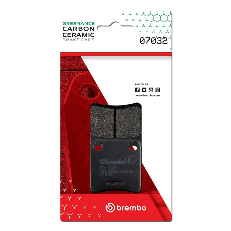 Pastillas de freno moto Brembo genuinas 07032