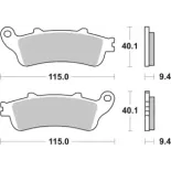 Pastillas de freno moto Brembo genuinas 07034
