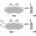 Pastillas de freno moto Brembo sinterizadas 07056XS