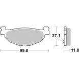 Pastillas de freno moto Brembo genuinas 07059