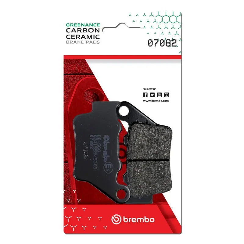 Pastillas de freno moto Brembo genuinas 07082